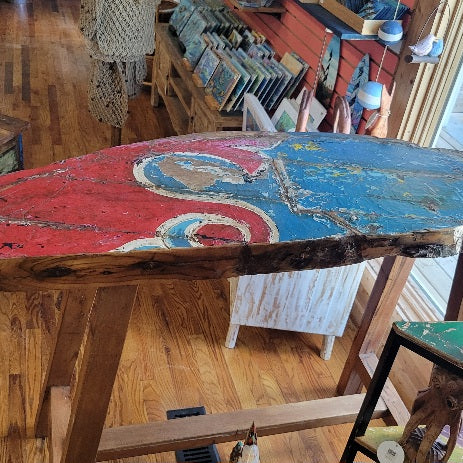 Bar Table Reclaimed Boatwood Drifter