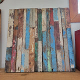 Art Panel Picket Reclaimed Boatwood