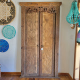 Balinese Carved Teak Door