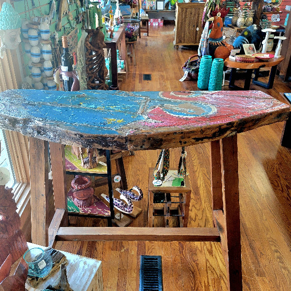 Bar Table Reclaimed Boatwood Drifter