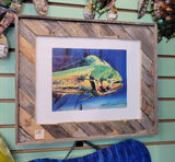 Brent framed Mahi print