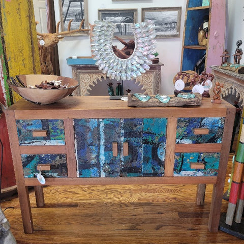 Console Table Boatwood Blue