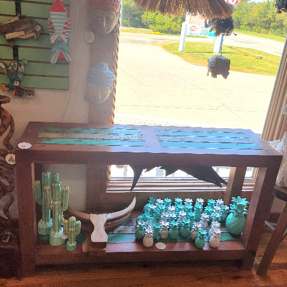 Console Table Boatwood Sea Green