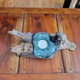 Molten Glass Single Candleholder