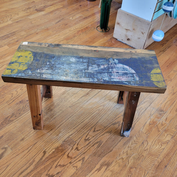 Bench Nautilus 30 Reclaimed Boatwood