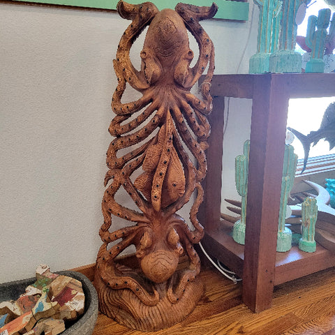 Turtle Wood Carving