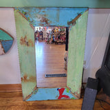 Mirror Plank Reclaimed Boatwood