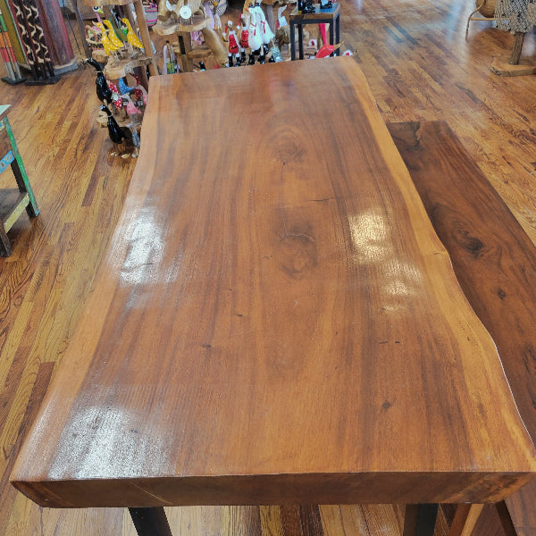 Dining Table Live-Edge Suar Wood
