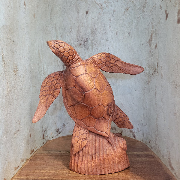 Turtle Wood Carving