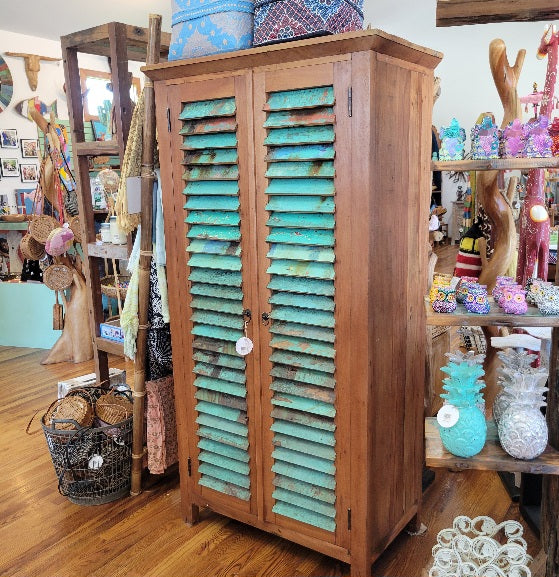 Wardrobe Shutter Reclaimed Boatwood